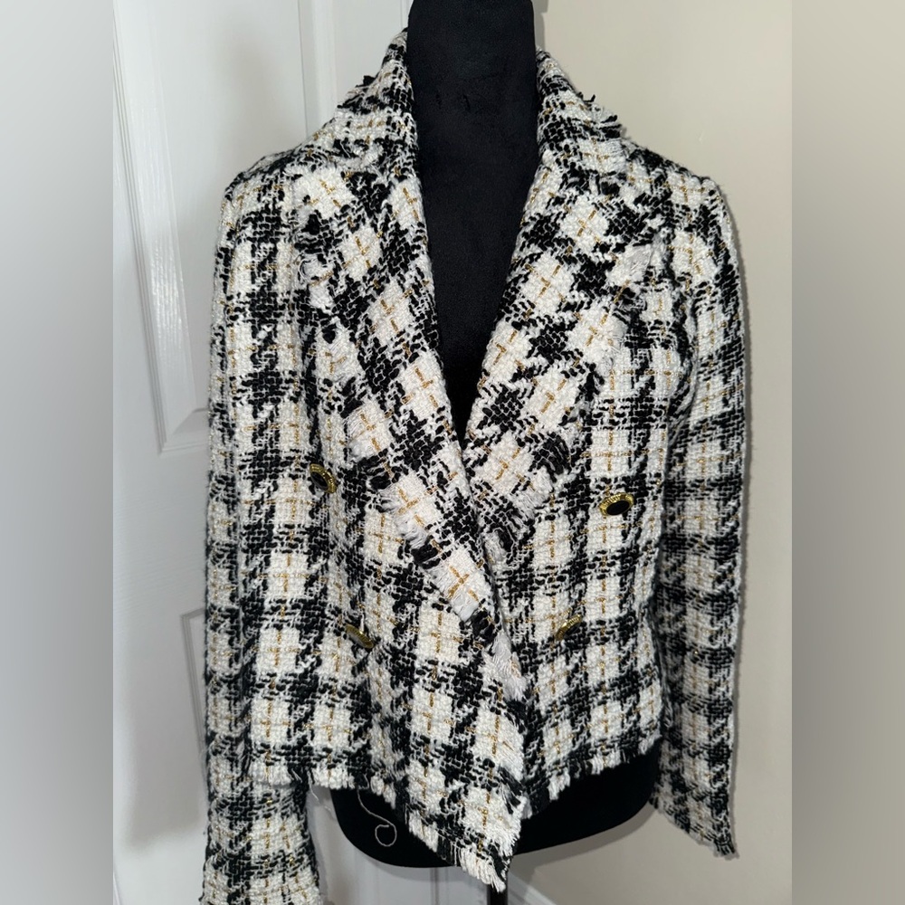House of Harlow Tweed Boucle Set